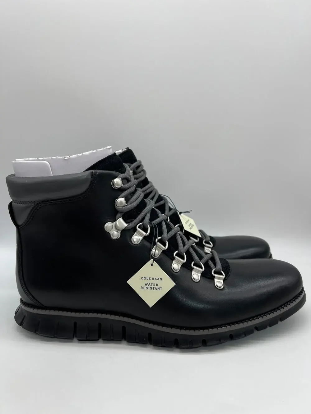 Cole Haan Zerogrand Causal Waterproof Leather Boots C35594 Men's 10.5M